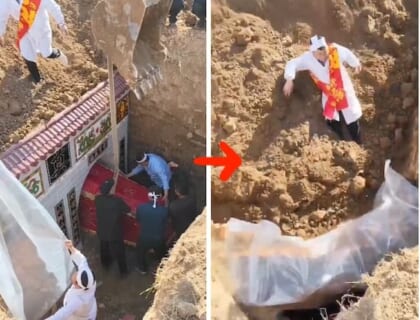 【閲覧注意】中国の田舎「これが伝統の葬儀だ」⇒ この後、死者がもっと増えます…（動画あり）