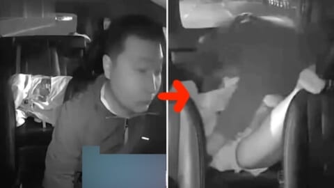 タクシー運転手、泥酔客（20代美女）に我慢できずレ●プ ⇒ 20秒で中出ししてしまう