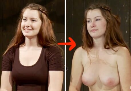 【動画】AV撮影前に余裕ぶっこいてた白人美少女、イカされすぎて激怒 → 撮影中止に…
