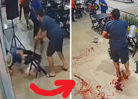 【閲覧注意】路上喧嘩で相手が激弱だと油断してたら ”殺人鬼” だった動画、怖すぎる