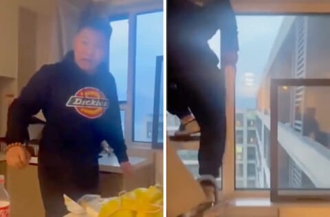 【閲覧注意】中国の酔っ払い、タワマン30階からイキって飛び降り即死…（動画あり）