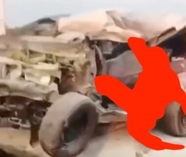 【超！閲覧注意】交通事故で ”縦に割れた” 人間の姿、ガチで怖すぎると国中で話題に（動画あり）